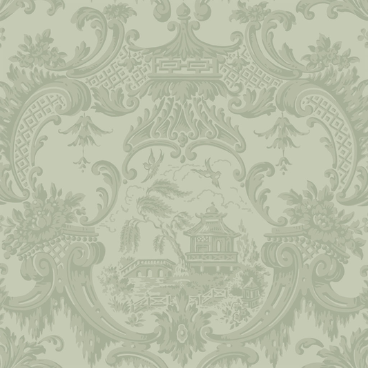 Cole & Son - Chippendale China - Olive - 100/3013.CS.0