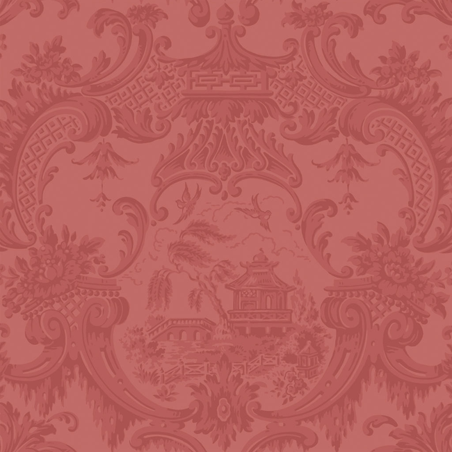 cole & son - chippendale china - red - 100/3015.cs.0