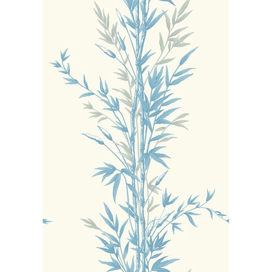 Cole & Son - Bamboo - Blue On Ivory - 100/5022.CS.0