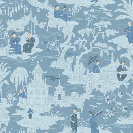 Cole & Son - Chinese Toile - Blue - 100/8038.CS.0