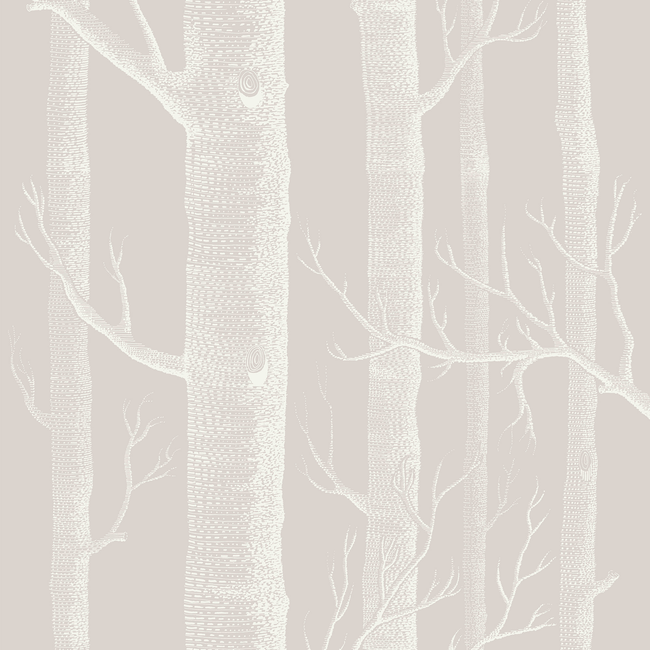 cole & son - woods - stone/white - 112/3010.cs.0