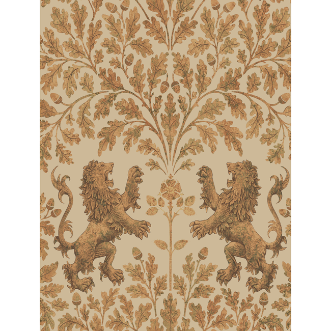 cole & son - boscobel oak - m gold/oat - 116/10037.cs.0