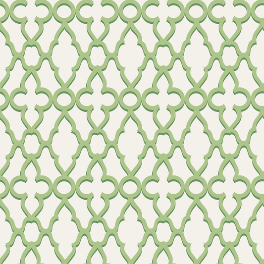 Cole & Son - Treillage - Leaf Green/Chlk - 116/6022.CS.0