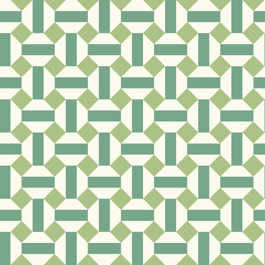 Cole & Son - Alicatado - Leaf Greens On Chalk - 117/12038.CS.0