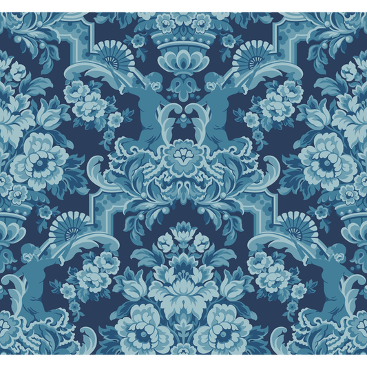 Cole & Son - Lola - China Blues On Midnight - 117/13041.CS.0