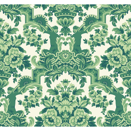 Cole & Son - Lola - Forest Greens On White - 117/13040.CS.0