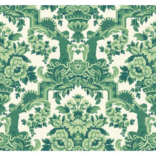 Cole & Son - Lola - Forest Greens On White - 117/13040.CS.0