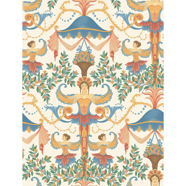 cole & son - chamber angels - marigold - 118/12028.cs.0