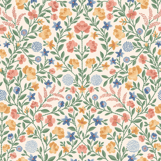 Cole & Son - Court Embroidery - Coral - 118/13029.CS.0