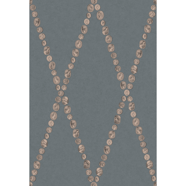 cole & son - cammei - slate & rose gold - 123/4020.cs.0