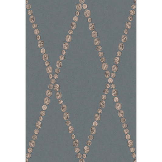 Cole & Son - Cammei - Slate & Rose Gold - 123/4020.CS.0