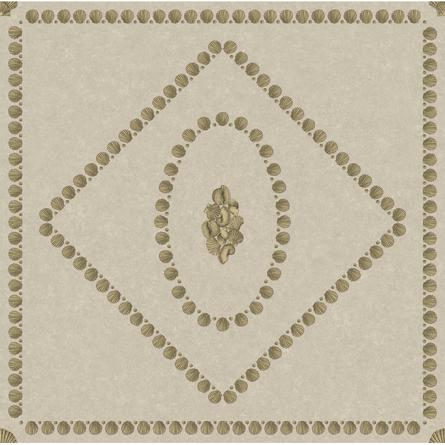 cole & son - conchiglie - gold on stone - 123/5025.cs.0