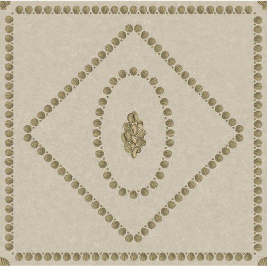 Cole & Son - Conchiglie - Gold On Stone - 123/5025.CS.0