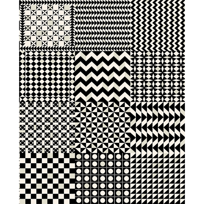 cole & son - geometrico - black & white - 123/7032.cs.0