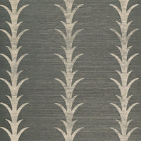 schumacher - acanthus stripe sisal - 5006050