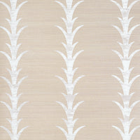 schumacher - acanthus stripe sisal - 5006050