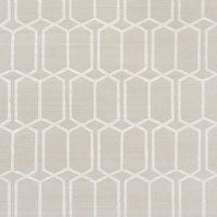 schumacher - modern trellis hemp shimmer - 5010110