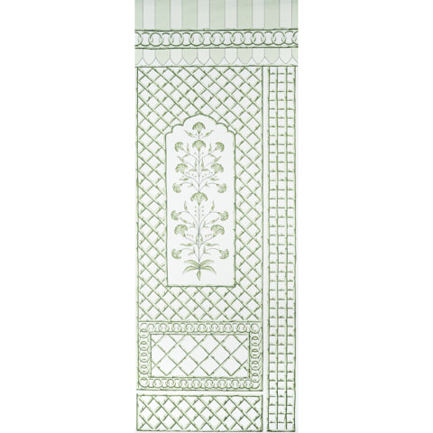 schumacher - bamboo trellis panel a - 5014390