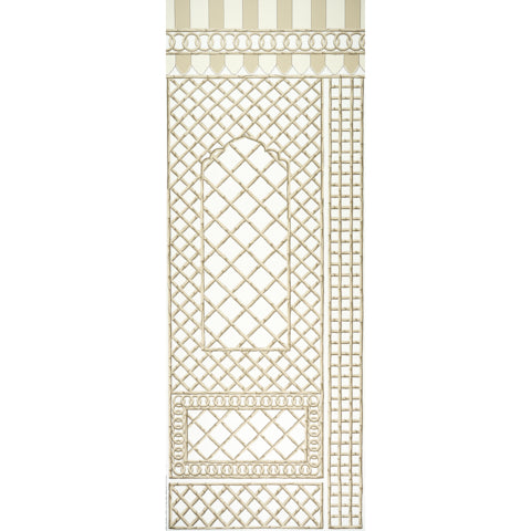 schumacher - bamboo trellis panel b - 5014400