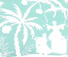 China Seas - Lyford Background - 6015-02WP - Light Turquoise