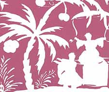 china seas - lyford background - 6015-07wwp - magenta