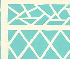 china seas - trellis background - 6025-07owp - turquoise