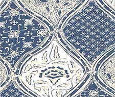 china seas - balinese batik - 6630-08wp - navy cream