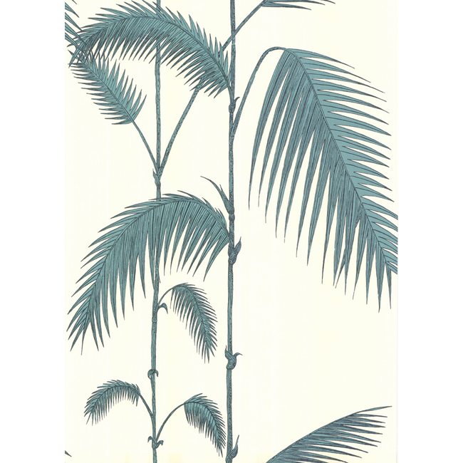 cole & son - palm leaves - white/g - 66/2012.cs.0