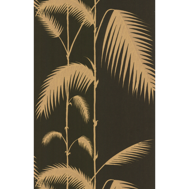 cole & son - palm leaves - black/t - 66/2014.cs.0