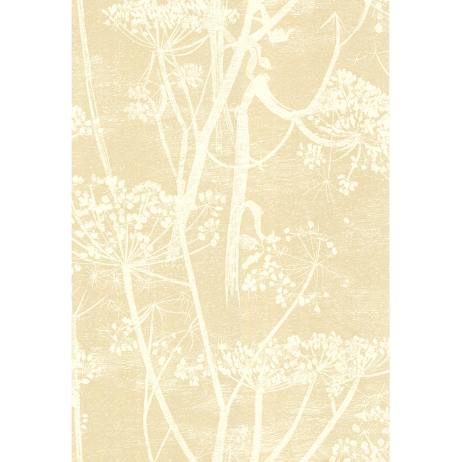 cole & son - cow parsley - white/bge - 66/7049.cs.0