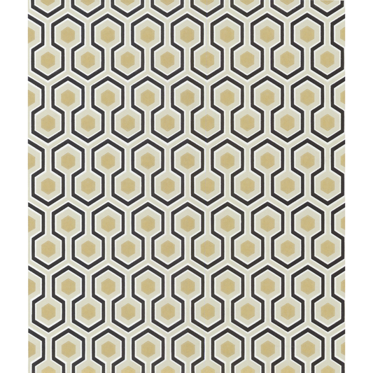 Cole & Son - Hicks' Hexagon - Black/G - 66/8056.CS.0