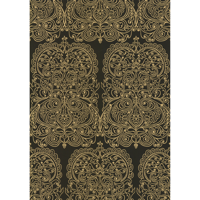 cole & son - alpana - gold/onyx - 69/2105.cs.0