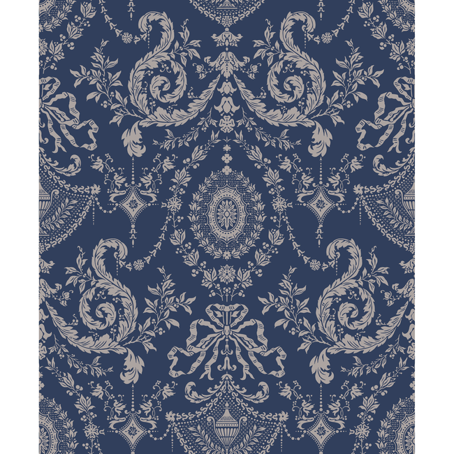 cole & son - woolverston - blue - 88/10043.cs.0