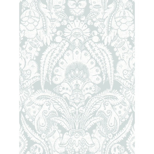 Cole & Son - Chatterton - Pale Blue And White - 94/2011.CS.0