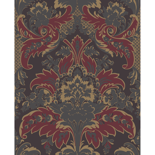 cole & son - aldwych - red and gold - 94/5029.cs.0