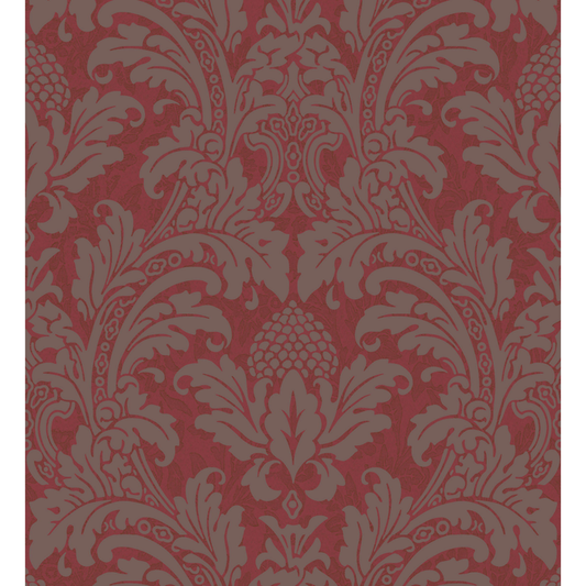 Cole & Son - Blake - Red And Silver - 94/6034.CS.0