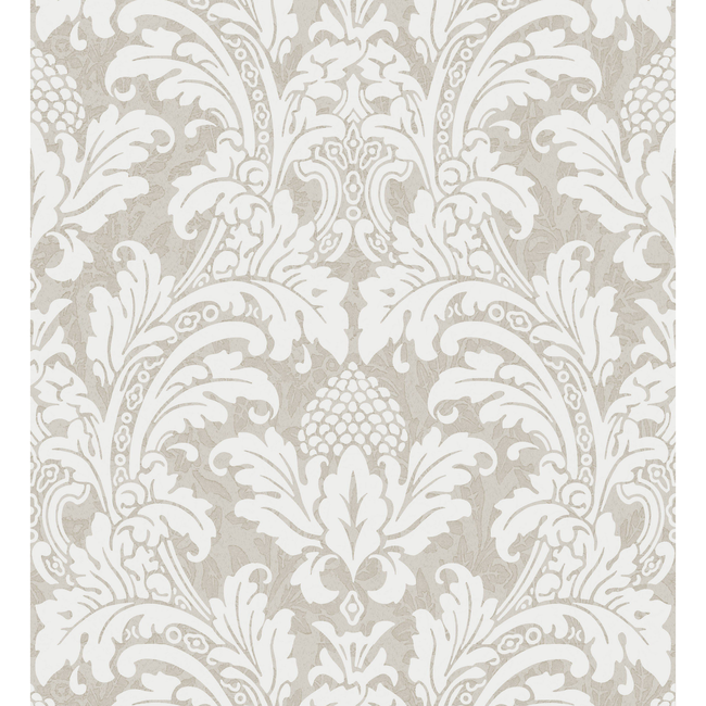 cole & son - blake - white and silver - 94/6035.cs.0