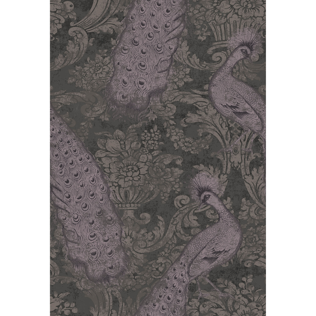 cole & son - byron - amythest and charcoal - 94/7040.cs.0