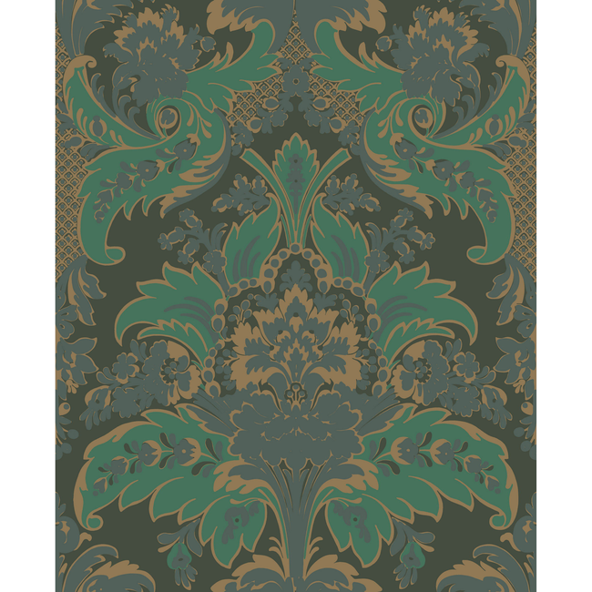 cole & son - aldwych - green and gold - 94/5028.cs.0