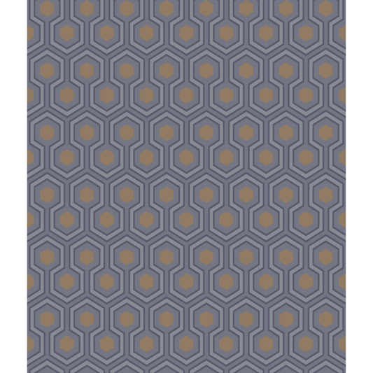 Cole & Son - Hicks Hexagon - Dk Gry/Bronz - 95/3015.CS.0