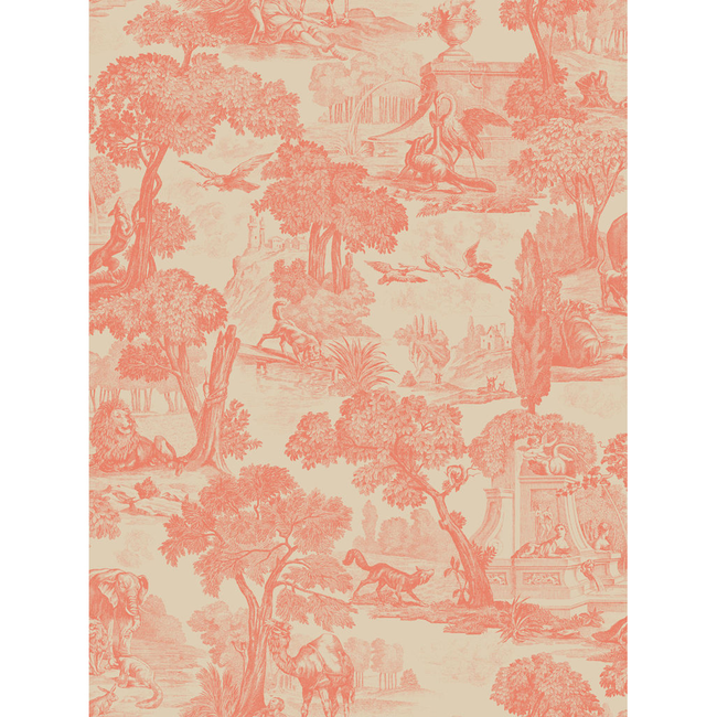 cole & son - versailles - coral - 99/15060.cs.0