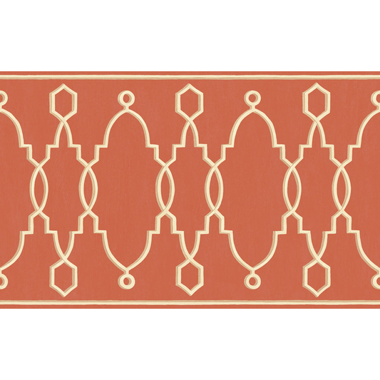 Cole & Son - Parterre Border - Red - 99/3018.CS.0