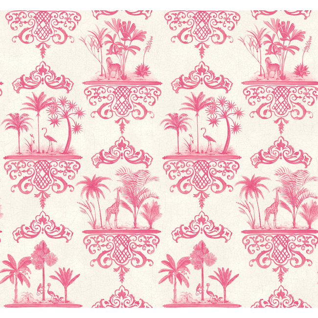 cole & son - rousseau - rose pink - 99/9041.cs.0