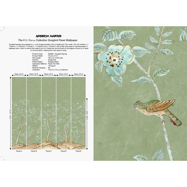 kravet couture - songbird - spring - amw10082.3.0