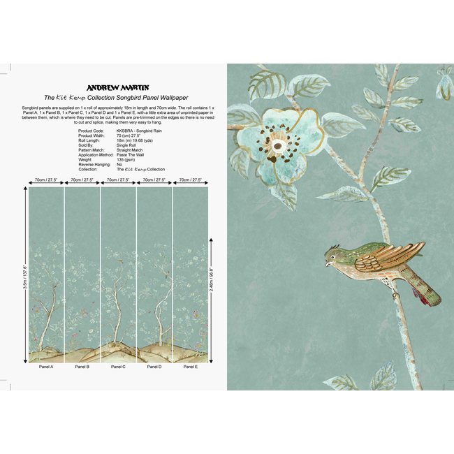 kravet couture - songbird - rain - amw10082.5.0