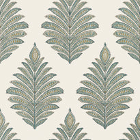 at78723 | palampore leaf, palampore - anna french wallpaper