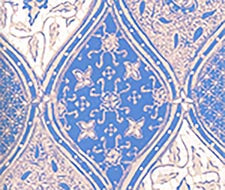 china seas - balinese batik - 6630-02wp - french blue cream