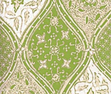 china seas - balinese batik - 6630-03wp - new green cream