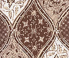 china seas - balinese batik - 6630-09wp - brown cream