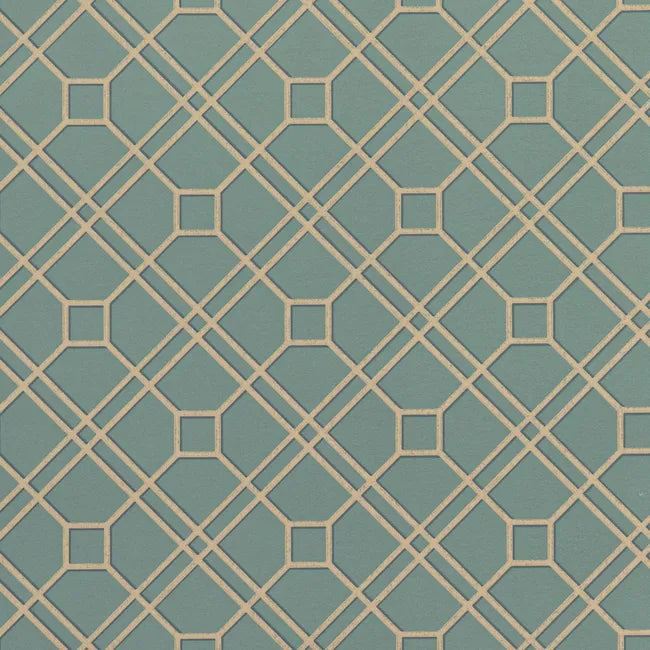 langdale trellis - teal/bronze - g p & j baker - bw45071.12